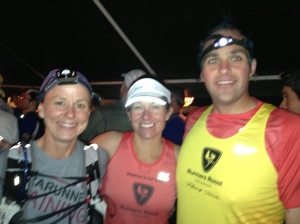 Samantha, Katie and myself right before the race.